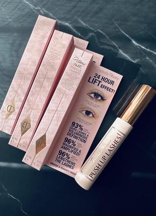 Charlotte tilbury pillow talk push up lashes volumizing & lengthening mascara идеальная туш