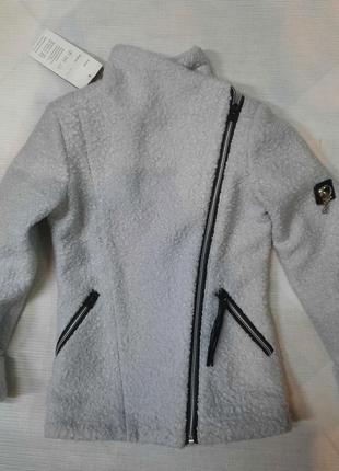 Куртка демисезонная с букле для девочки 9-10-11 лет, 140-146 см рост1 фото