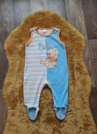 Велюровый комбезик на рост 68 см