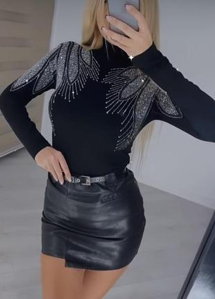 Кофточка вискоза стразы турция оригинал люкс качества