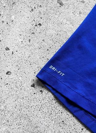 Nike dri-fit pro women’s blue sport t-shirt спортивна футболка5 фото
