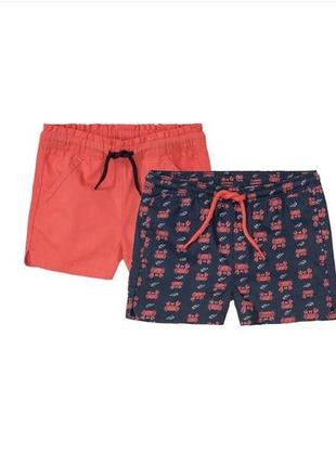 Набір 2 шт. шорти бермуди літні лупалу lupilu, германія