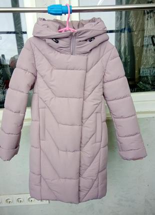 Зимова дитяча куртка для дівчинки, модель єва