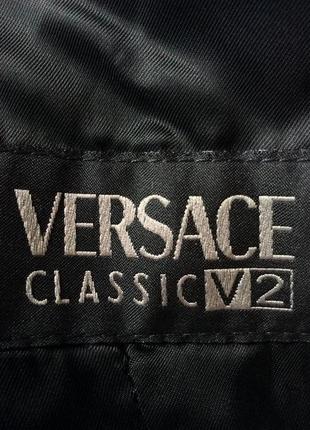 Versace classic v2 итальянски пиджак шерстяной блейзер5 фото
