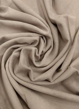 Штори мікровелюр молочні, беж