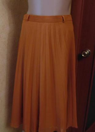Шифоновая юбка плиссе