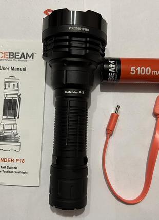 Фонарь acebeam p18 defender 4 диода luminus sft40