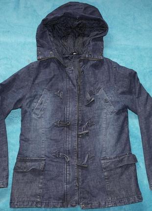 Женская nikita курточка джинс парка деми застежка клевант капюшон1 фото