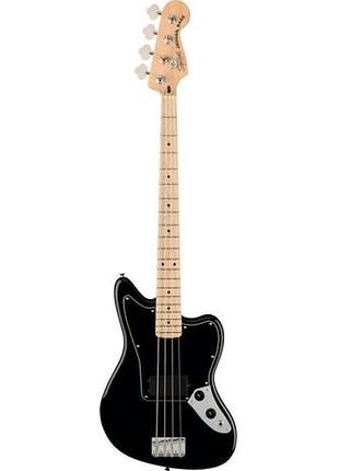 Бас-гитара squier by fender affinity series jaguar bass mn black