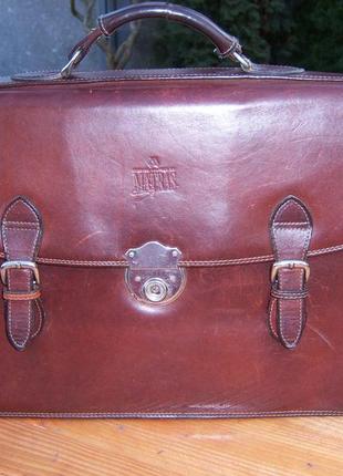 Кожаный портфель, фирма matris1 фото