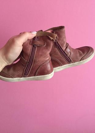 Кожаные фирменные лёгкие ботинки сапоги ikkii 25 размер5 фото