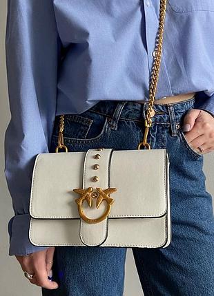 Сумка в стиле pinko classic love bag icon simply white