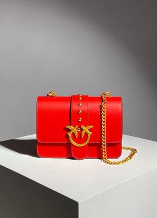 Сумка в стиле pinko classic love bag icon simply red