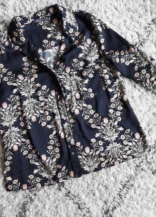 Стильна сорочка mango піжамному стилі xl