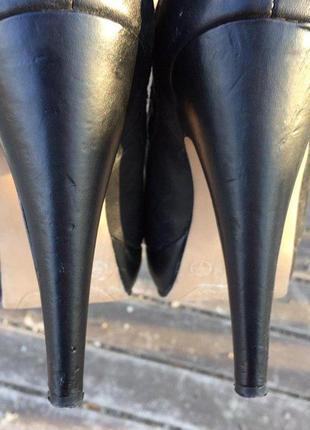 Черные кожаные туфли 5th avenue4 фото