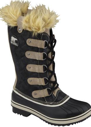 Ботинки сапоги зимние кожаные sorel waterproof оригинал размер 391 фото