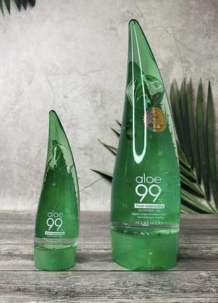 💚заспокійливий і зволожувальний гель з алое Aloe holika original 99% soothing gel