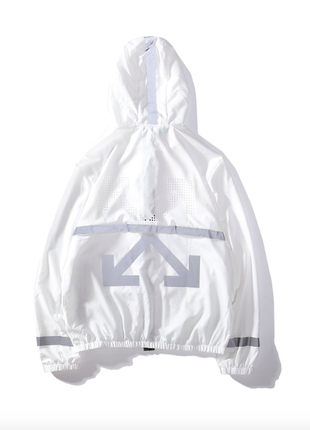 Легка рефлективна вітровка off-white white