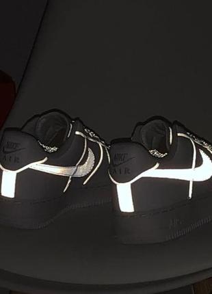 Кроссовки nike air force 1 low reflective6 фото