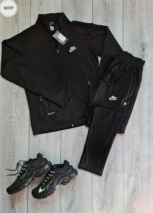 Весняний чорний спортивний костюм nike air max чёрный спортивный костюм на манжете nike костюм найк2 фото