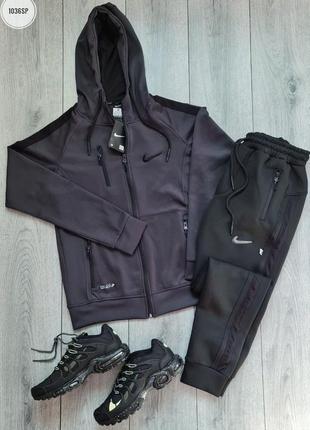 Весенний серый спортивный костюм nike city с капюшоном на манжете серый спортивный костюм nike city найк