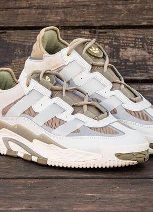 Мужские кроссовки adidas niteball white olive 41-42-43-44-45