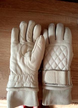 Шкіряні мото рукавиці# байкерські рукавиці# вінтаж4 фото