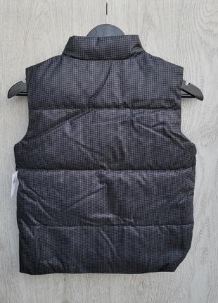 Дитячий жилет oldnavy herringbone frost-free puffer vest тепла жилетка4 фото