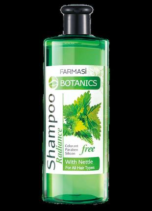 Шампунь с экстрактом крапивы farmasi botanics