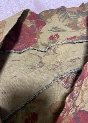 Сукня принтова у квітки міні платье3 фото