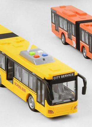 Дитяча іграшка автобус із відкриваними дверями зі звуковими та світловими ефектами5 фото