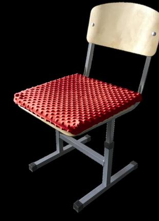 Мягкая подушка 38×38 для школьника| индивидуальный пошив чехлы на стулья черный9 фото
