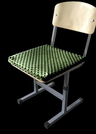 Мягкая подушка 38×38 для школьника| индивидуальный пошив чехлы на стулья черный6 фото