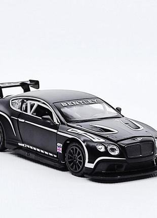 Машина автопром "bentley continental gt3" чорна 68353