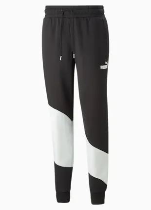 Черные мужские штаны puma power cat sweatpants men новые оригинал из сша1 фото