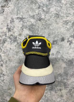 Мужские кроссовки adidas nite jogger boost core black yellow dark grey 40-41-42-43-44-453 фото