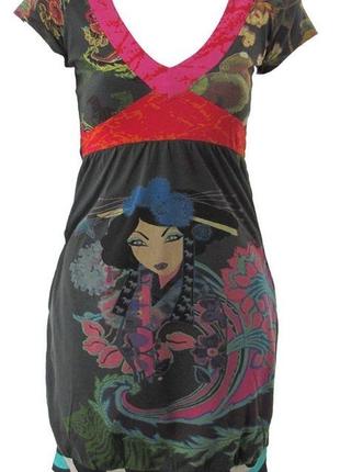 Новое коттоновое платье desigual