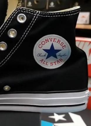 Кеди converse all star hi black m9160c8 фото