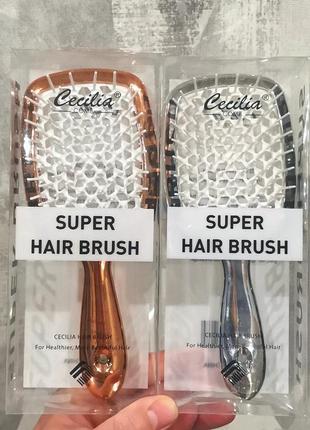 Гребінець super hair brush cecilia1 фото