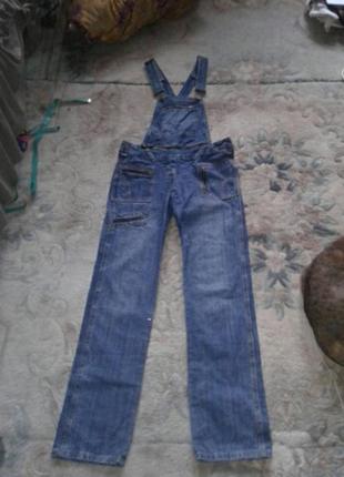 Комбинезон ромпер джинсовый винтаж1 фото