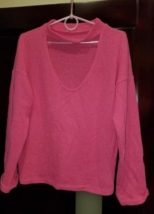 Идеальный розовый свитер