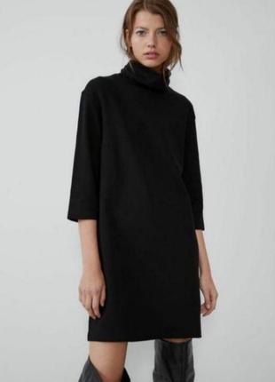 Платье zara, котоновое платье-туника