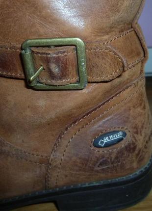 Кожаные сапоги кларкс 4