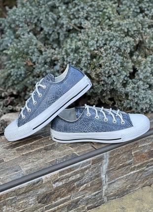 Converse chuck taylor ox кожаные оригинальные кеды кроссовки 36-36.5р.7 фото