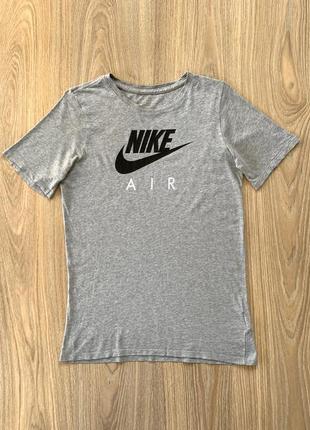 Підліткова оригінал бавовняна футболка nike air