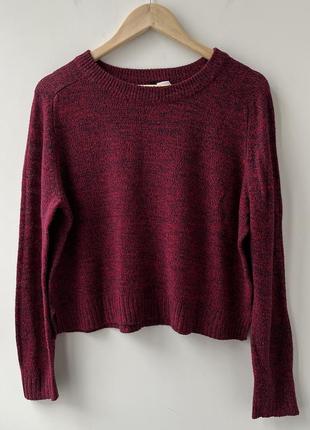H&m knit sweater світшот кофта светр вязаний оверсвйз вільний широкий