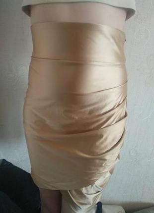 Шикарная юбка латекс италия3 фото