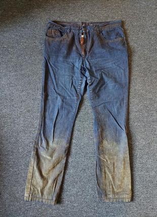 Брендовые оригинальные джинсы с напылением в стиле гран35 фото