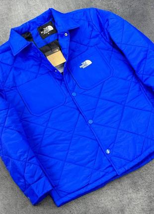 Брендова чоловіча куртка тнф/якісна куртка the north face  в синьому кольорі на кожен день
