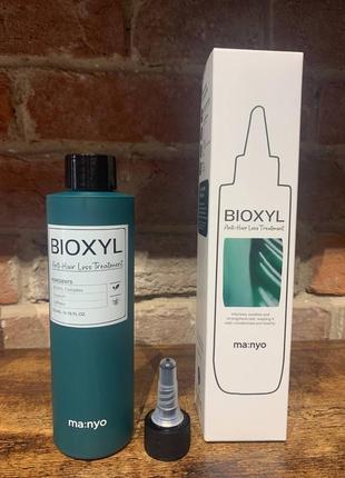 Маска проти випадіння волосся з комплексом bioxyl manyo anti-hair loss treatment 200 ml1 фото